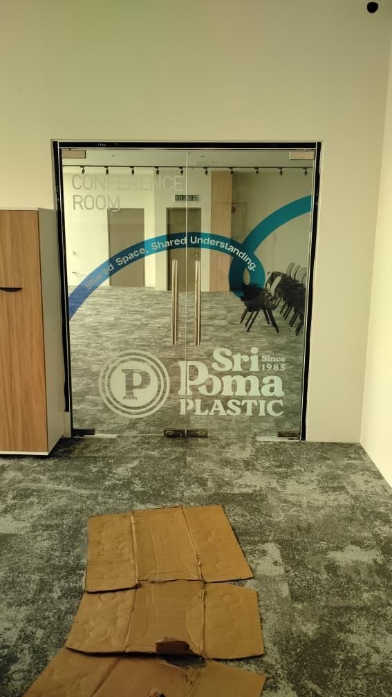 Conference room door