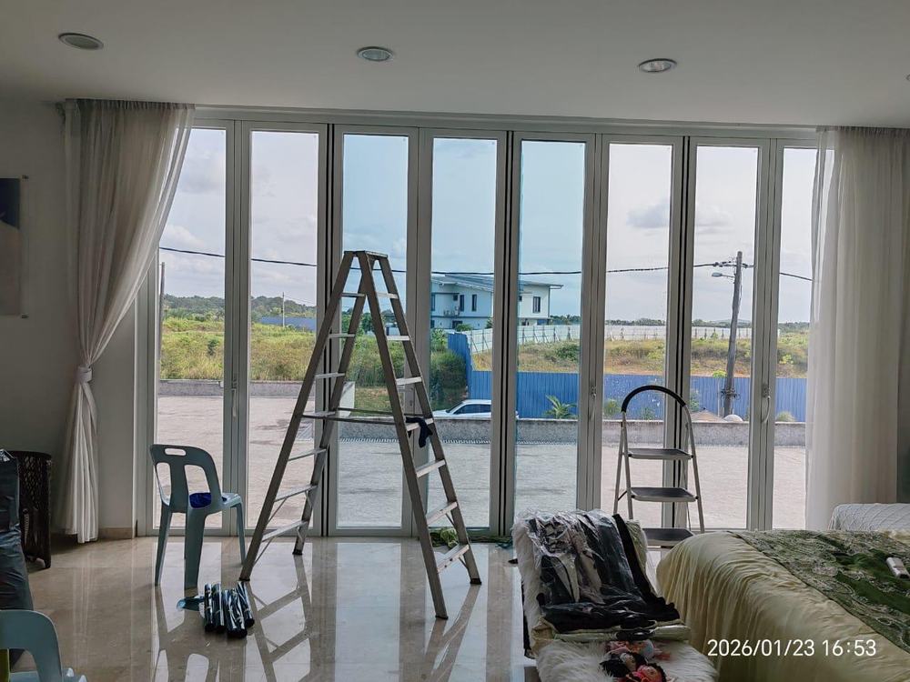 Residential folding doors