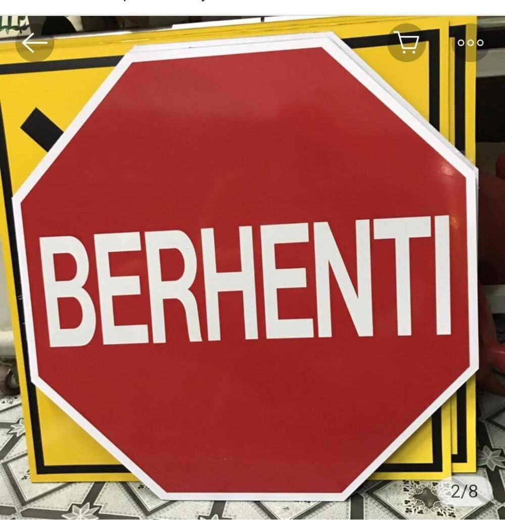 Road signs and traffic signage